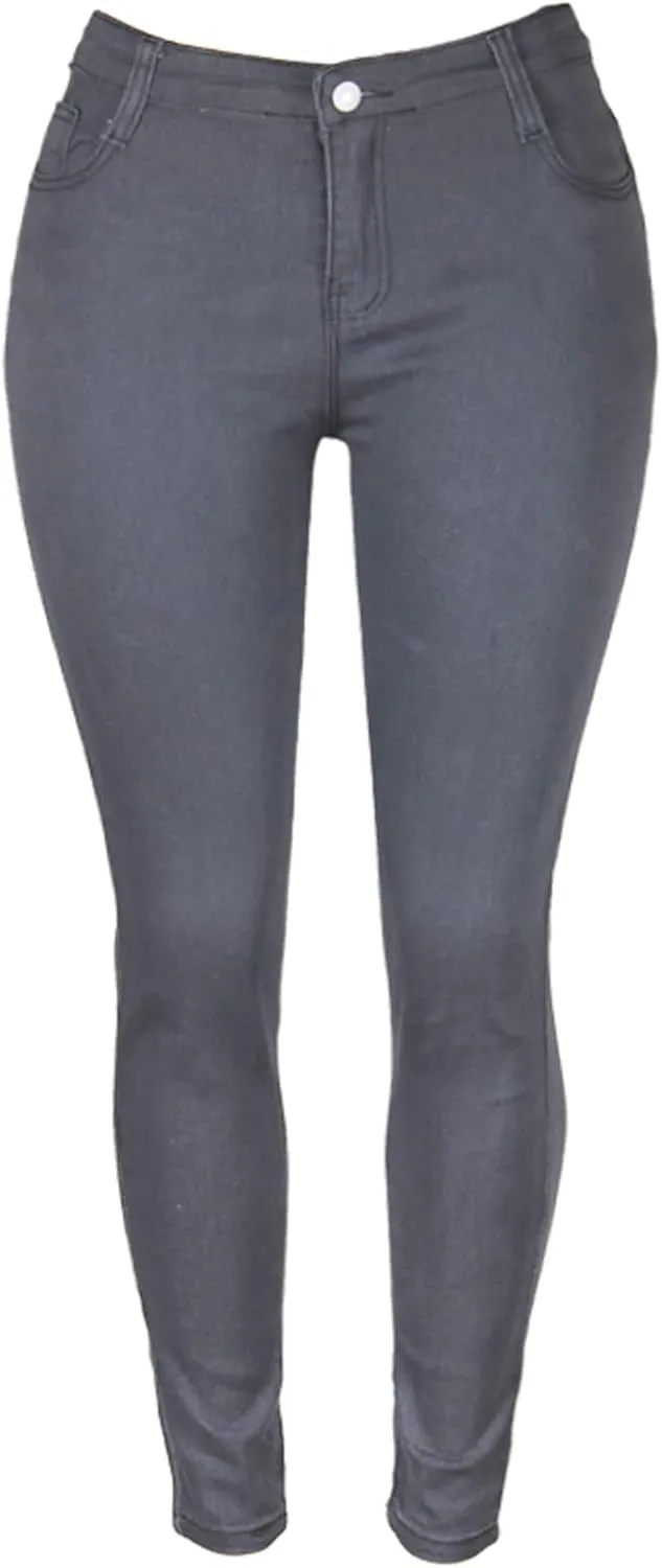 Women's High-Rise Ankle Skinny Jeans Stretch Butt Lifting Skinny Jeans Casual Slim Fit Leg Pull on Jeans Denim Pants
