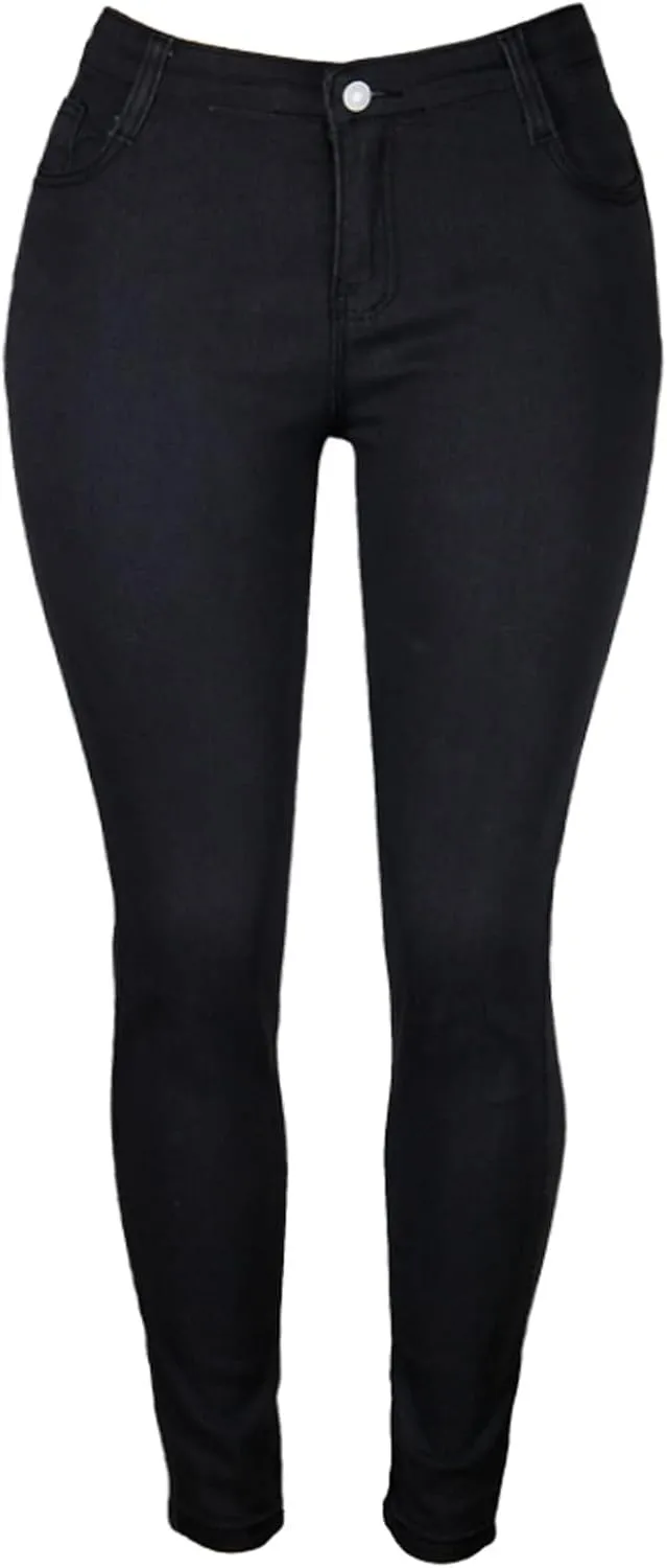 Women's High-Rise Ankle Skinny Jeans Stretch Butt Lifting Skinny Jeans Casual Slim Fit Leg Pull on Jeans Denim Pants