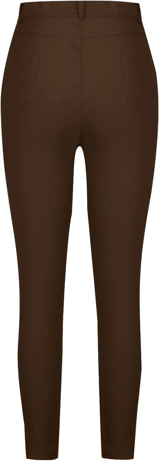 Women's High Waisted Skinny Denim Jeans Hyper Ultra Stretch Comfy Skinny Work Casual Trousers Butt Lifting Jeans