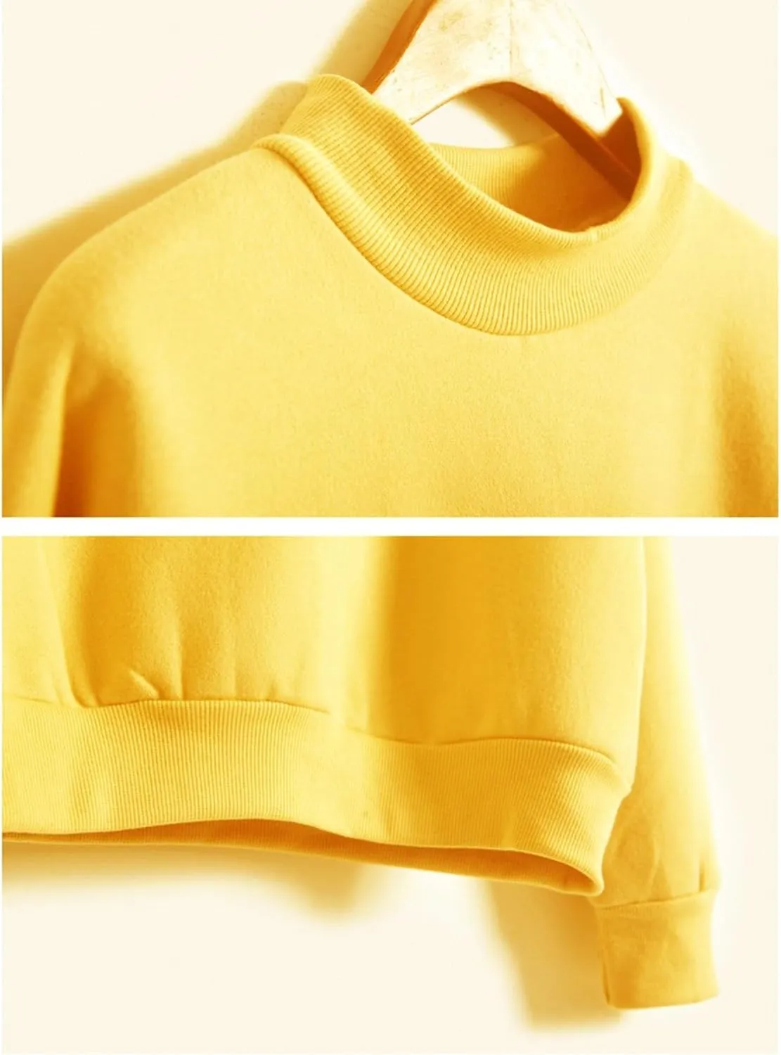 Womens Oversized Sweatshirts Hoodies Fleece Crew Neck Pullover Sweaters Casual Comfy Fall Fashion Outfits Clothes