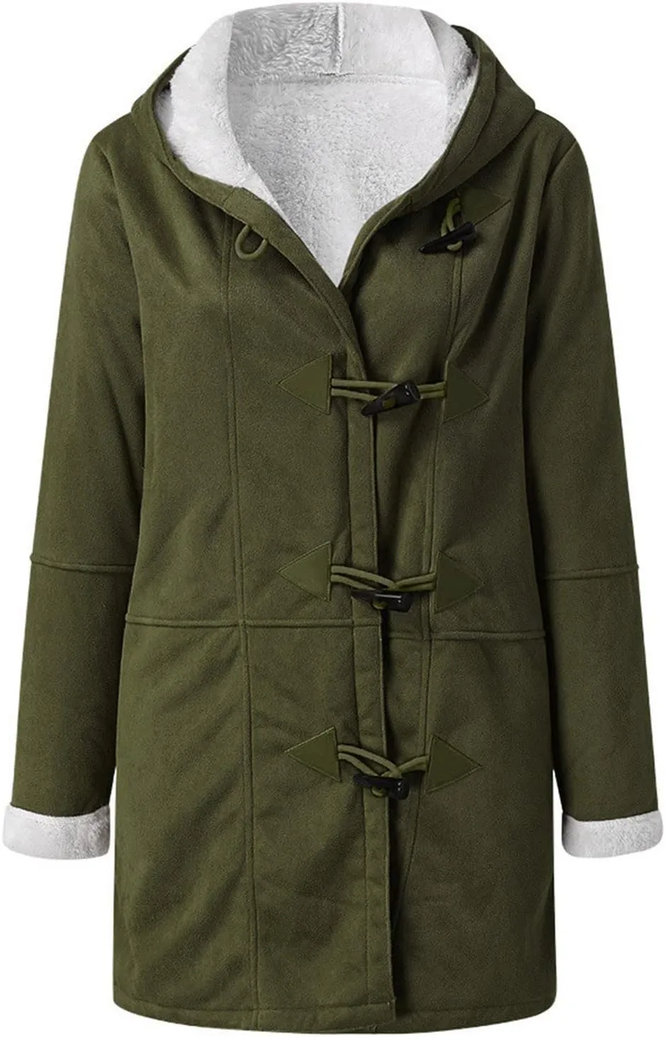 Womens Oversized Winter Coat Faux Suede Jacket Women Plus Size Open Front Cardigan Jacket Fleece Lined Sherpa Jacket