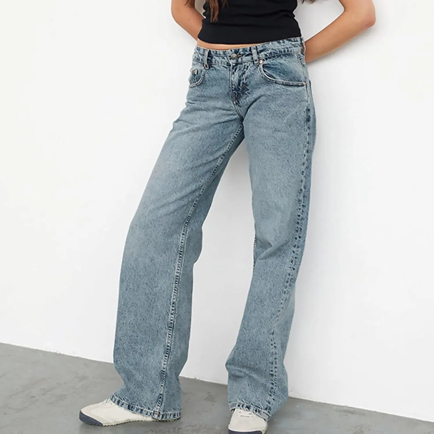 Womens Rise Stretch Boot Cut Jeans Fitting High Waisted Jeans Jeans Womans Woman's Jeans Jean