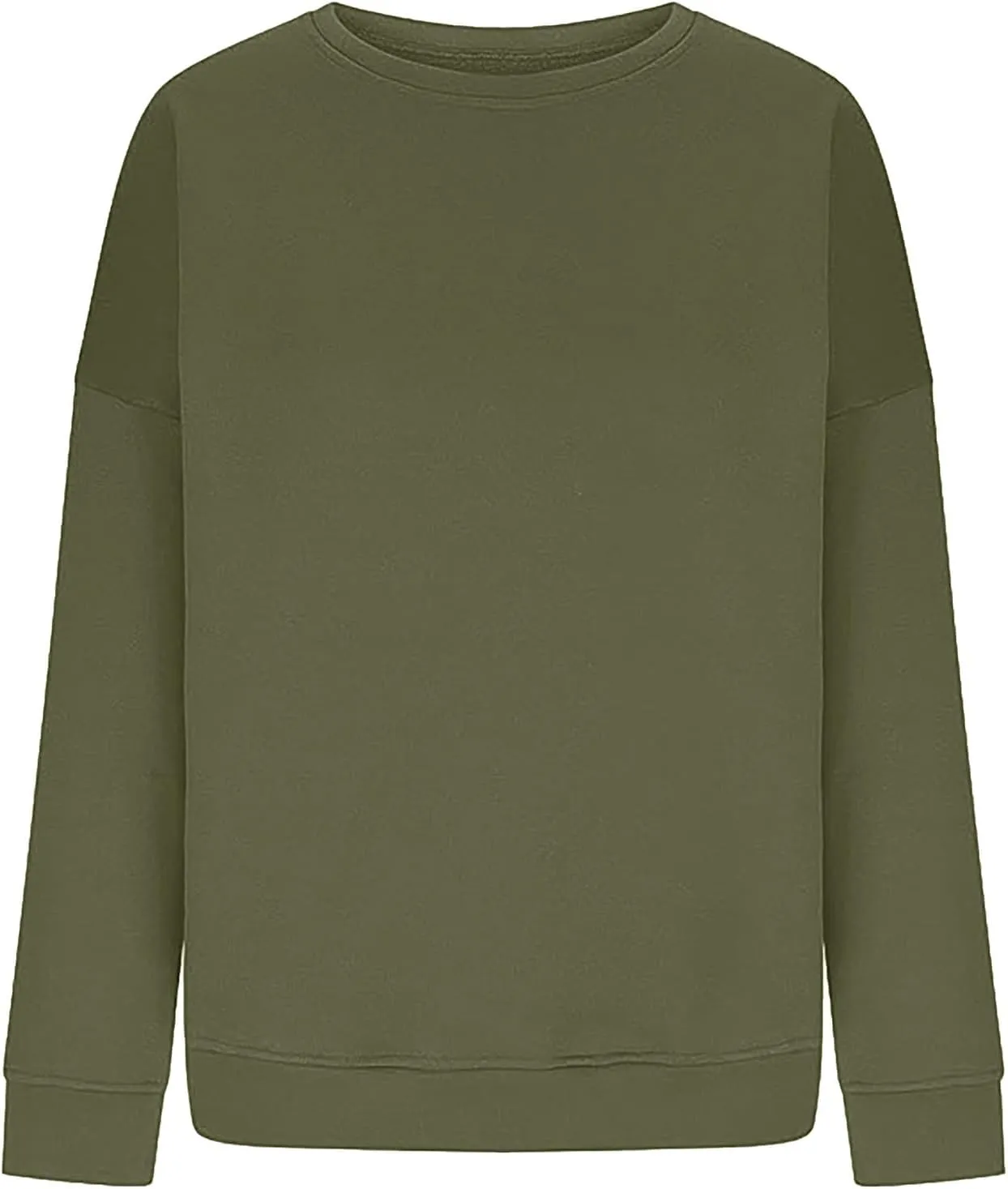 Womens Sweatshirt Oversized Crewneck Long Sleeve Casual Loose Chunky Warm 2024 Fall Pullover Sweaters Trendy Outfits