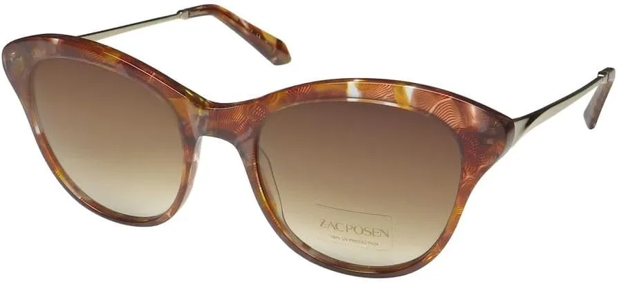 Zac Posen Jolene Cat Eye/Butterfly Shape 60s/70s Retro/Vintage Look American Fashion Designer Sunglasses [52-19-140, orchard]